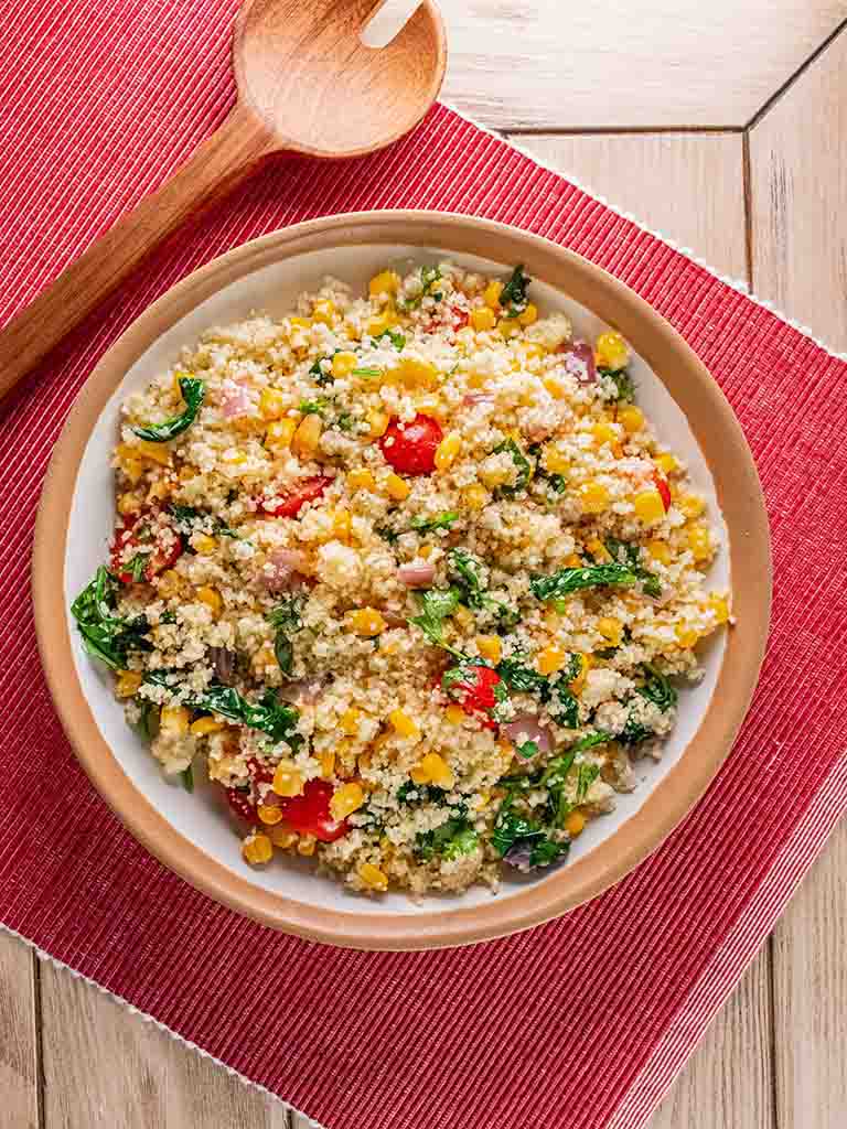 Cilantro-Lime Corn Couscous