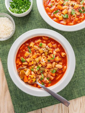 Minestrone soup recipe