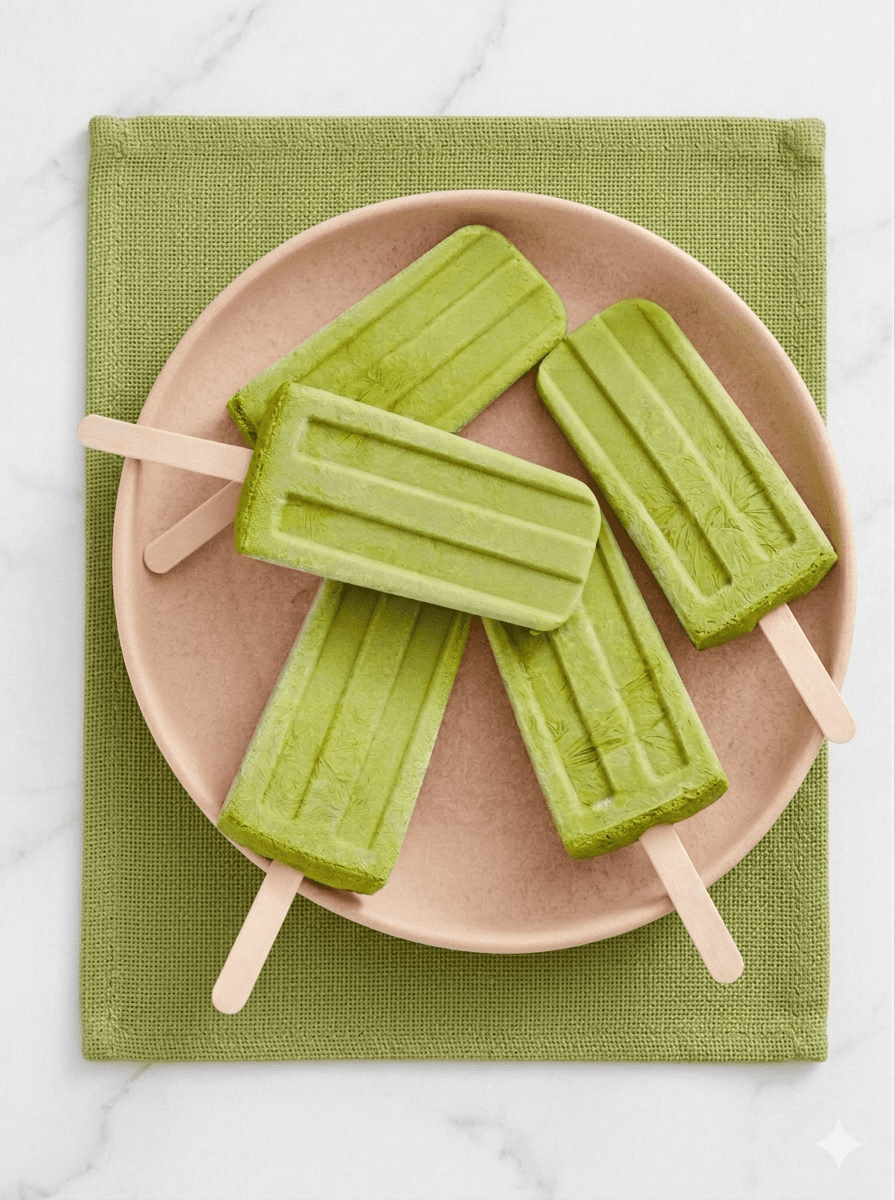 Avocado Sweet Pea Frozen Pops
