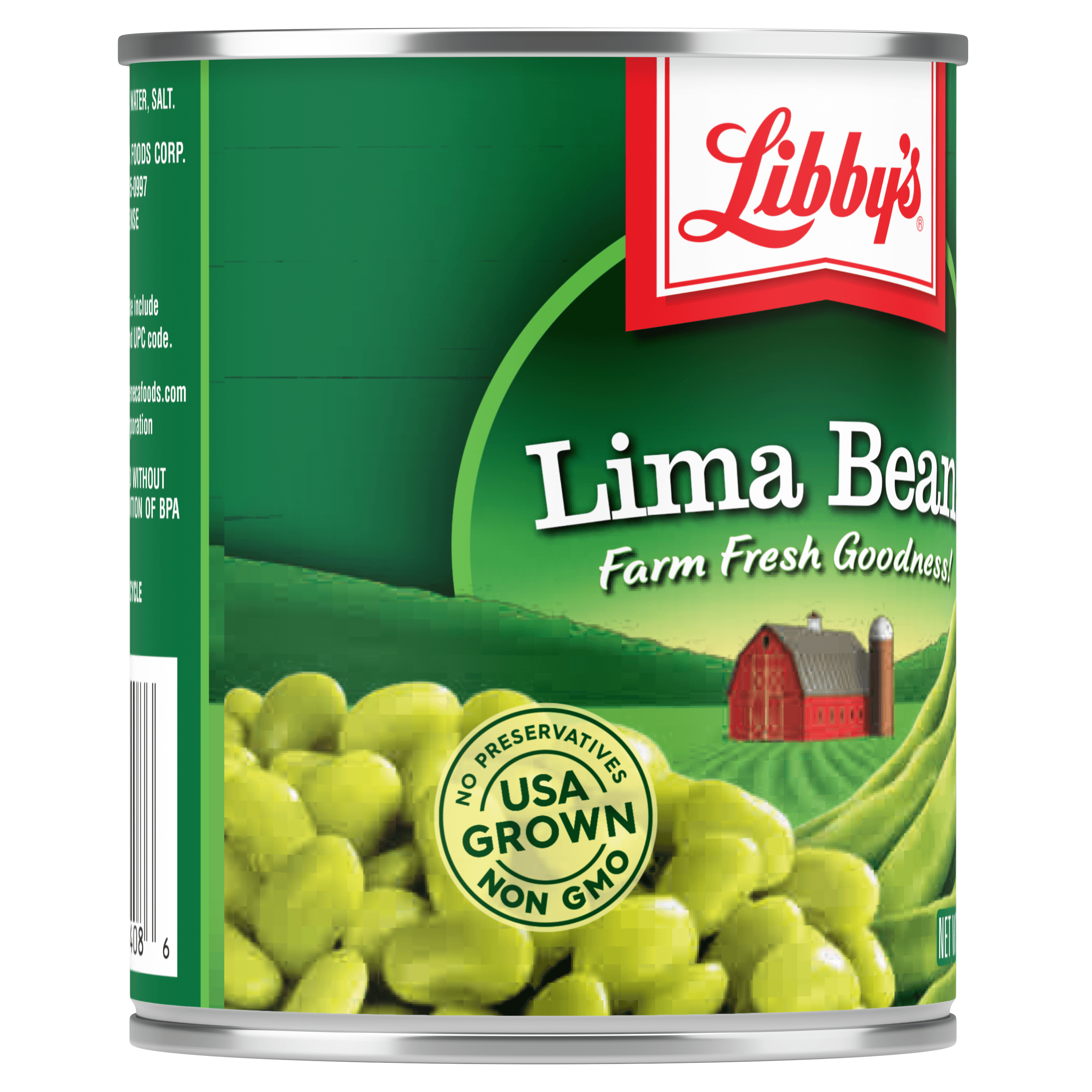Lima Beans, 8.5 oz. Easy-Open Can