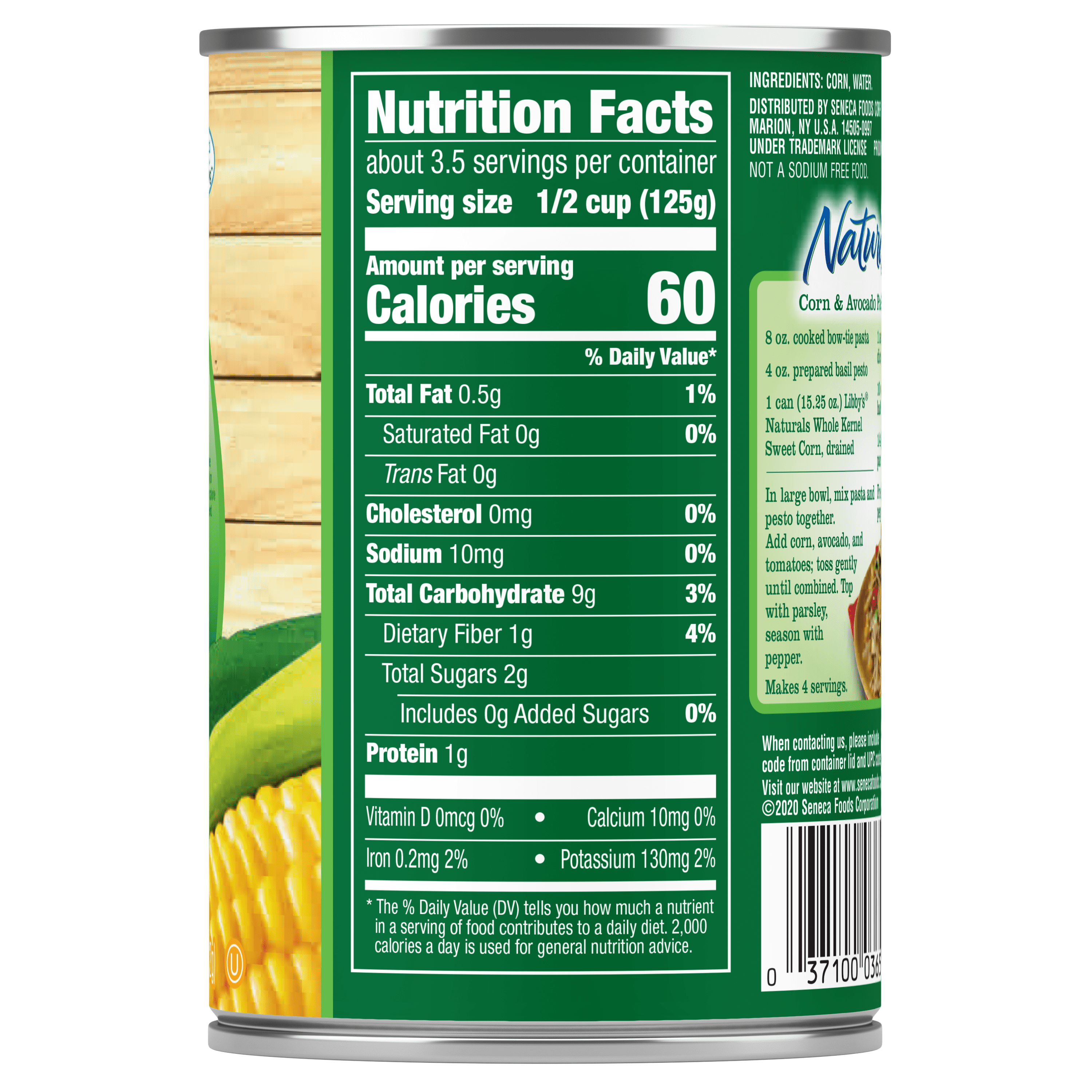 Naturals Whole Kernel Sweet Corn, 15.25 oz.