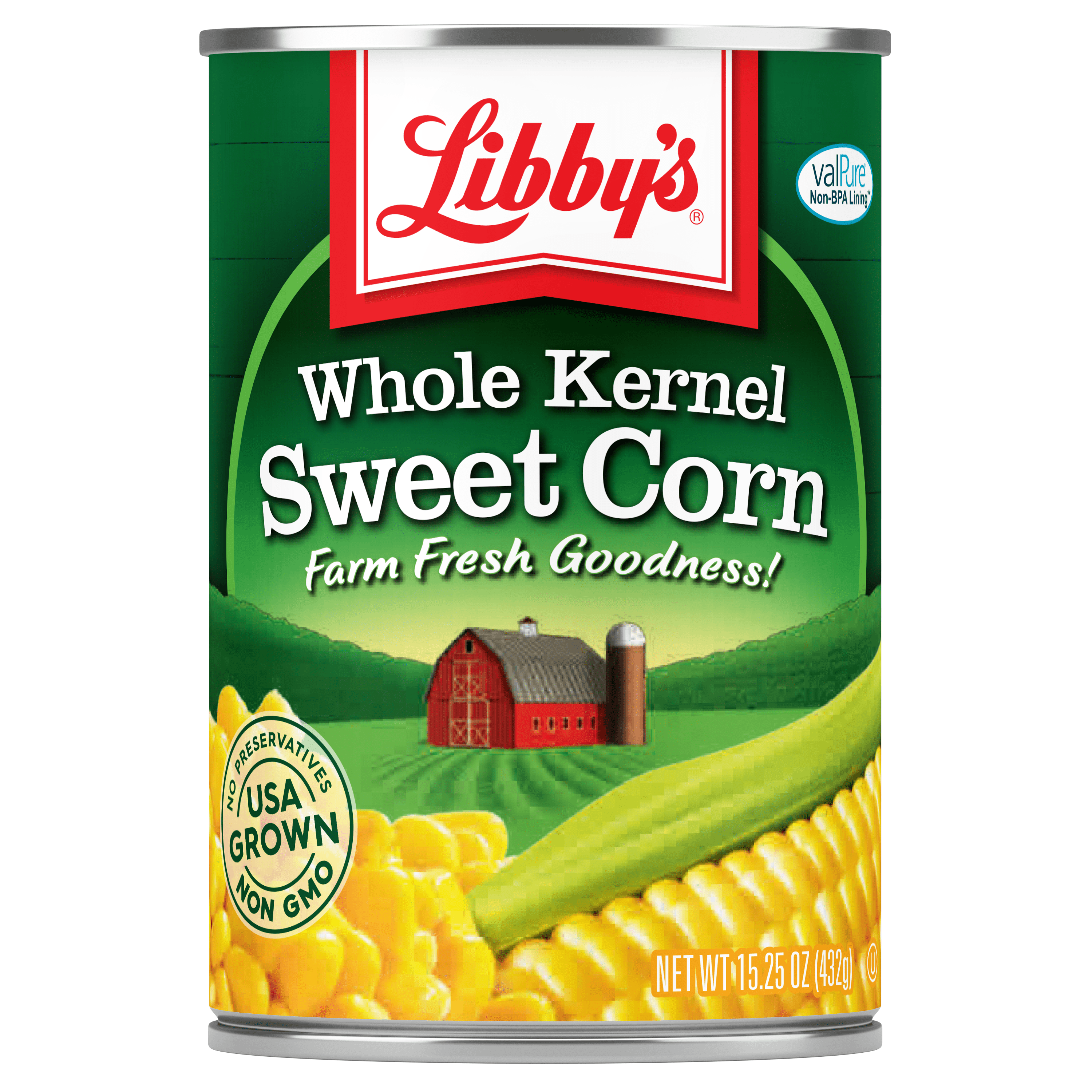 Libby's Whole Kernel Sweet Corn 100 Sweet Corn Naturally Sweet