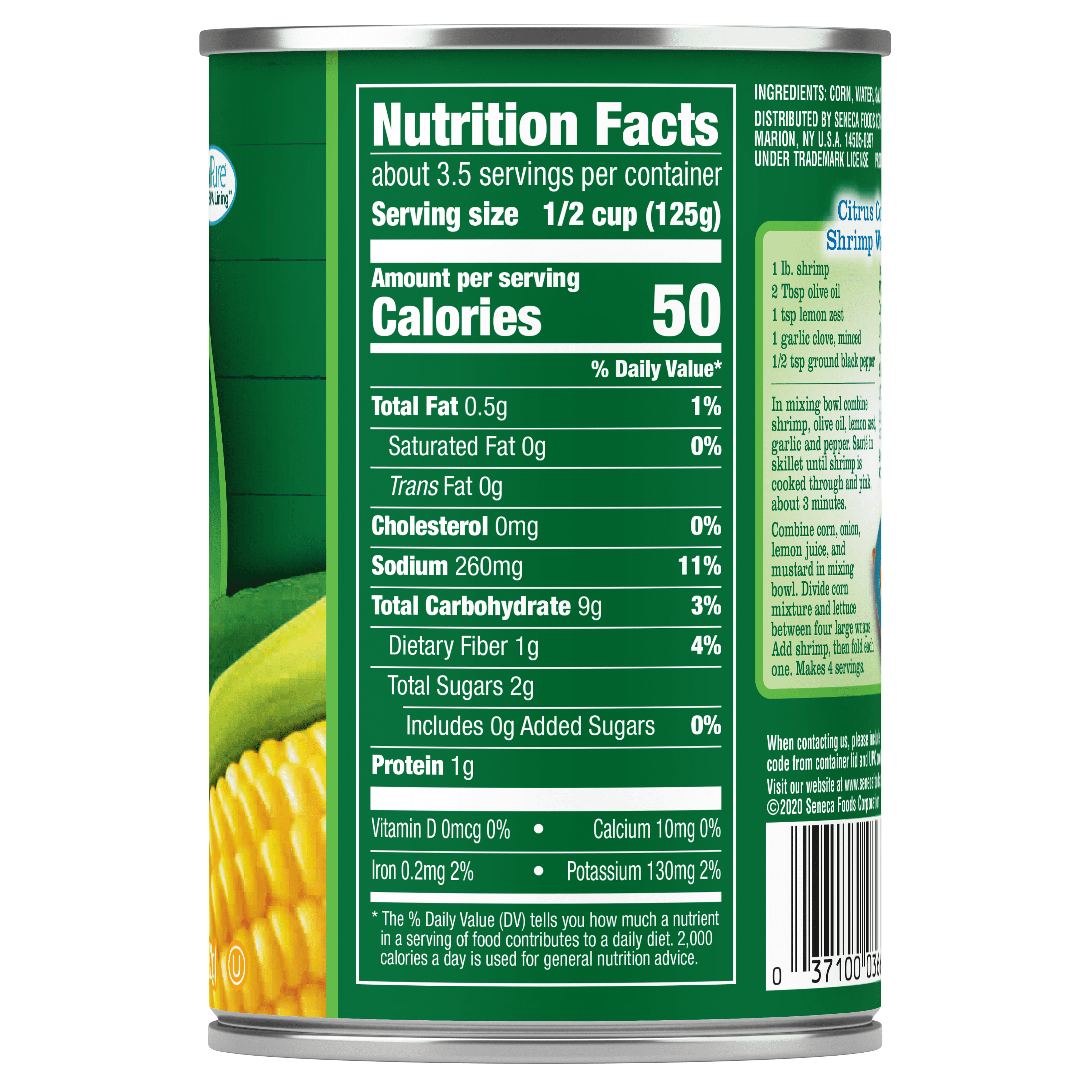 NFP Panel, Nutrition Facts