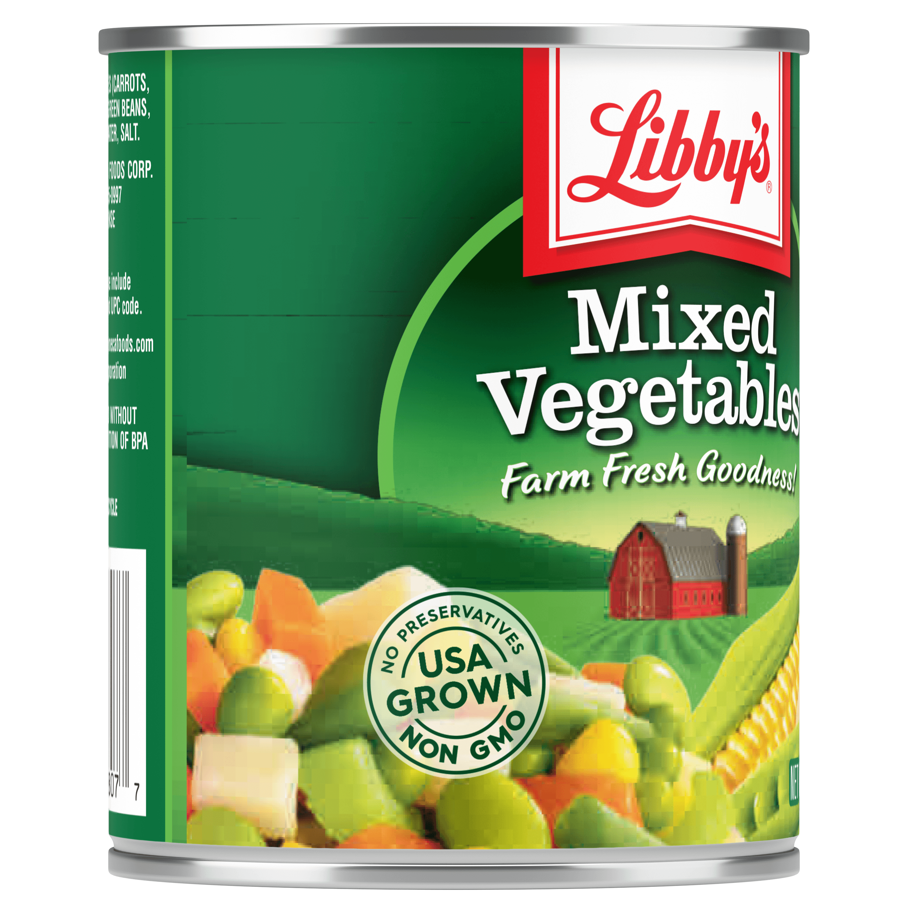Mixed Vegetables, 8.5 oz. Easy-Open Can