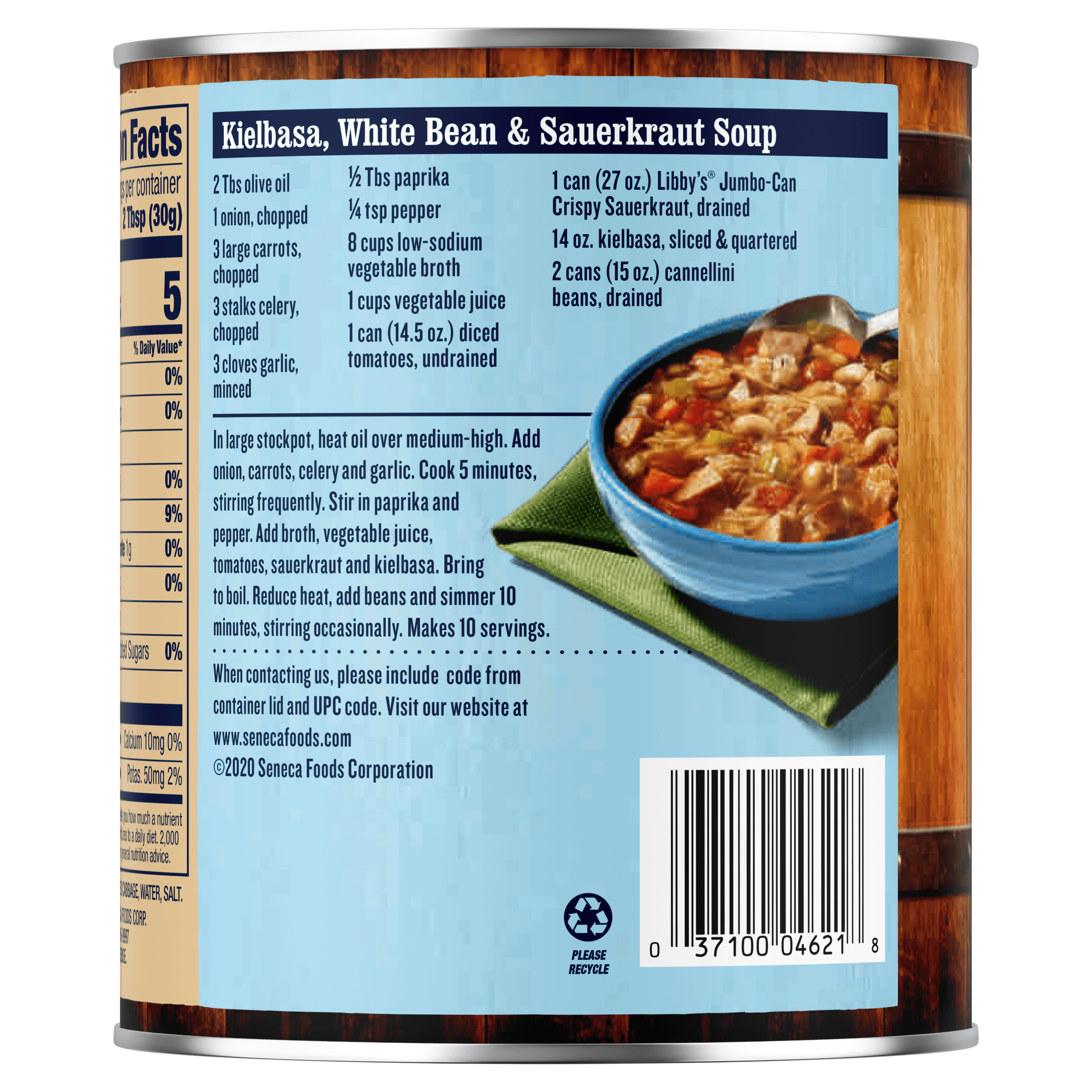 Crispy Sauerkraut, 27 oz. Jumbo-Can