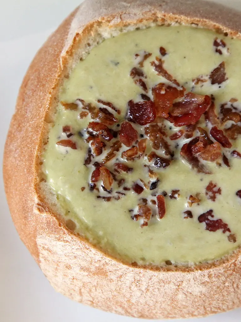Mini Pea Soup Bread