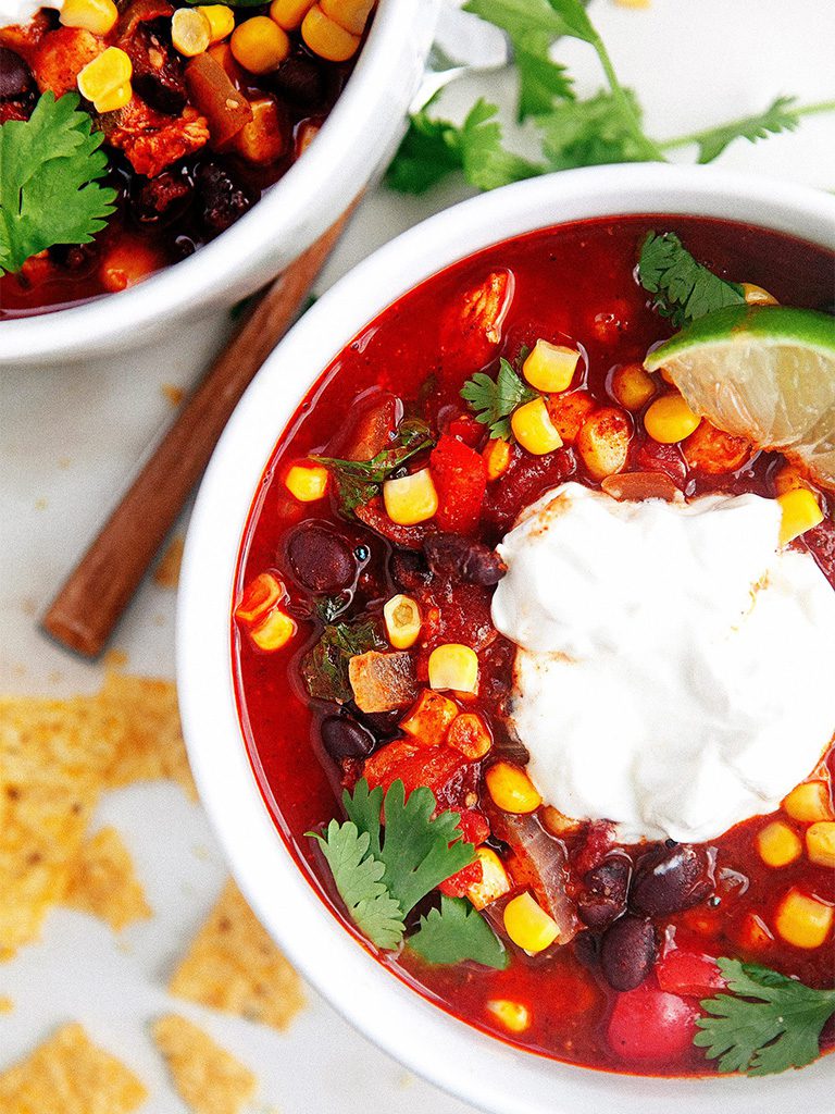 Zesty Chicken Chili