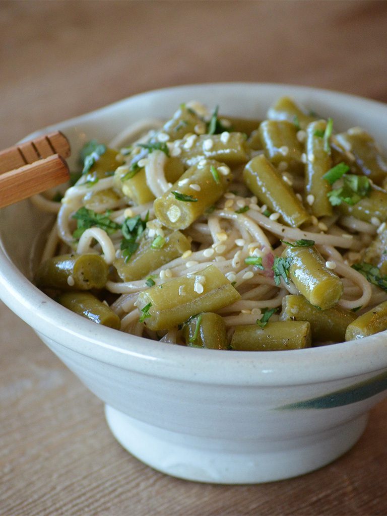 Sesame Soba Noodle and Green Bean Salad - Libby's Vegetables