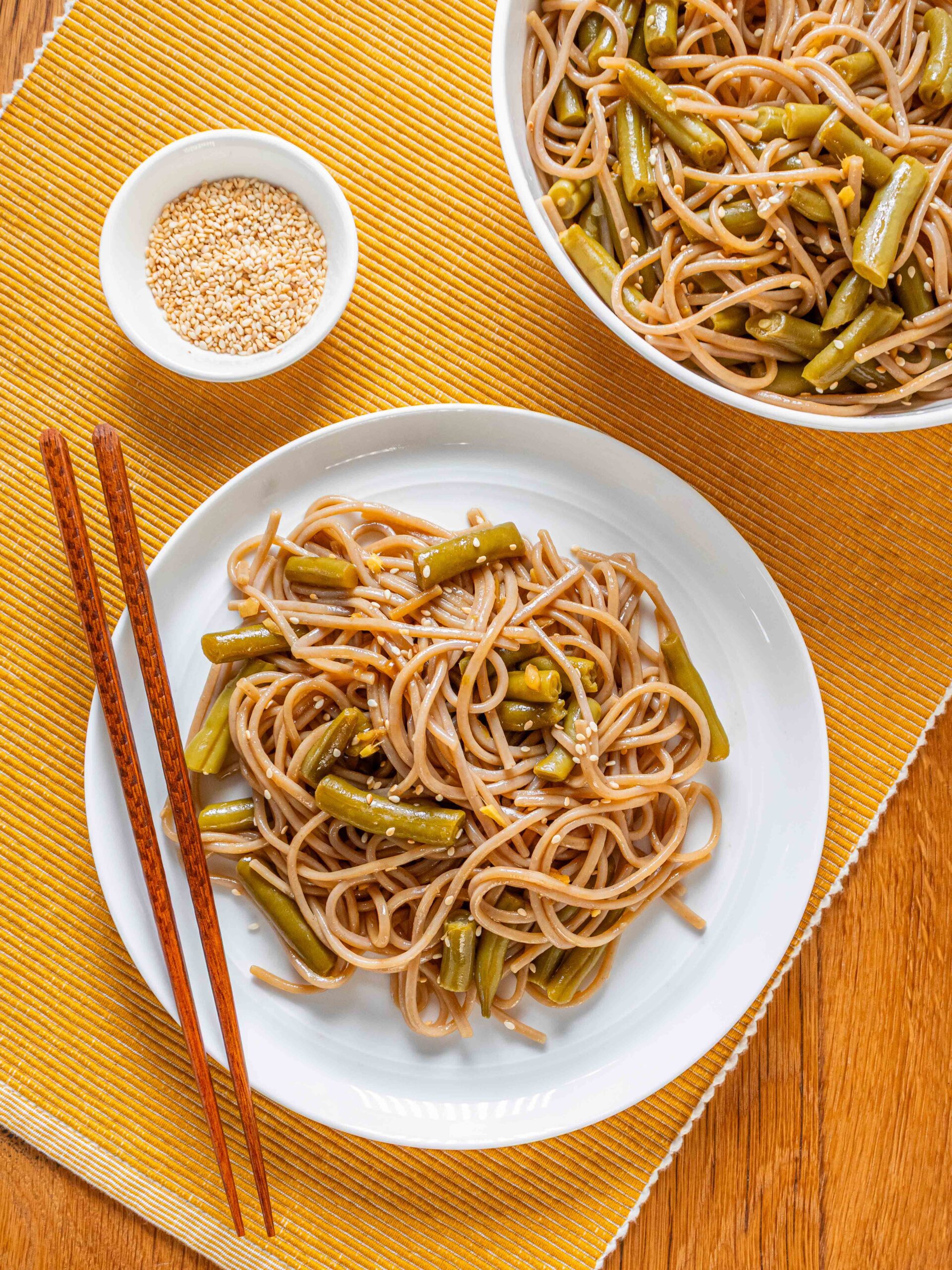 Soba Noodle and Green Bean Salad