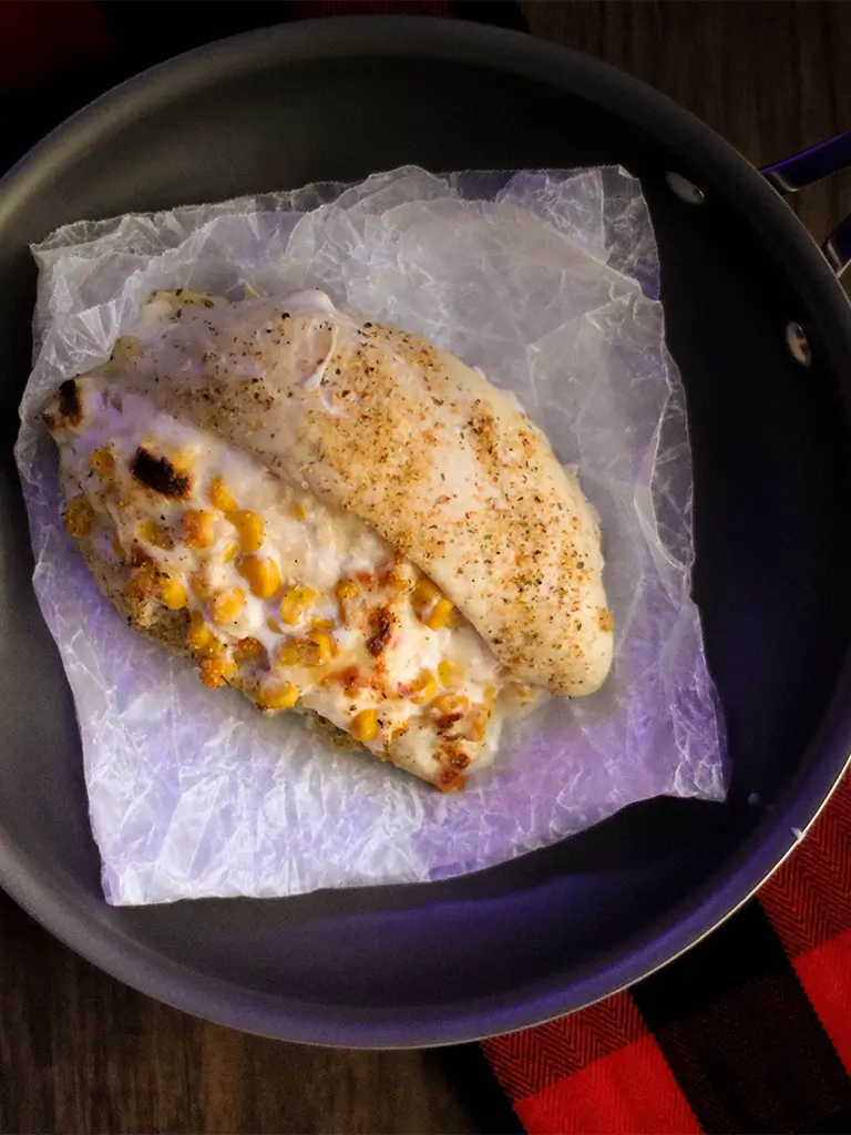 Spicy, Cheesy Corn-Stuffed Chicken