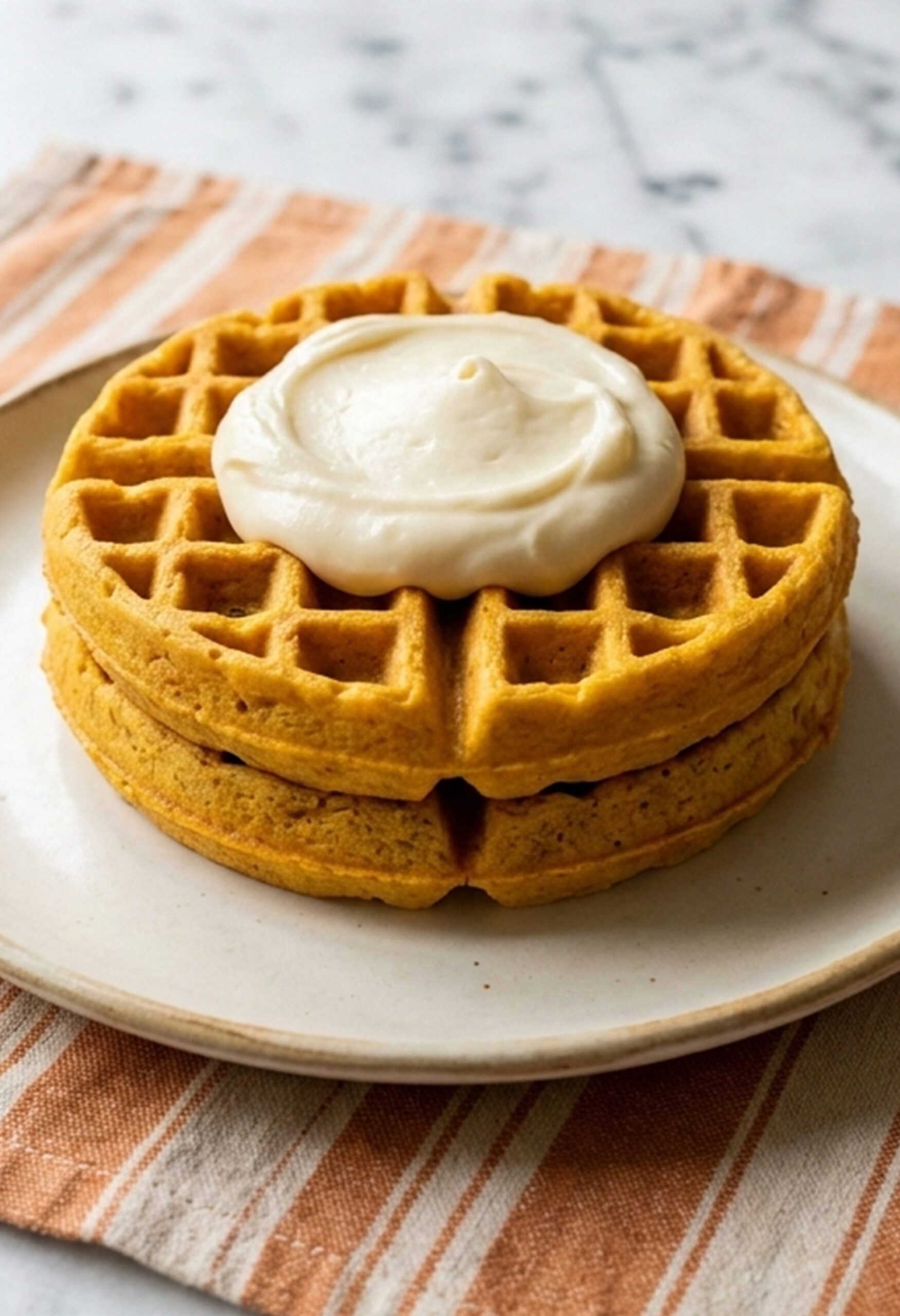 waffles made with canned carrots