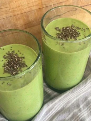recipe to make a pea protein dairy-free smoothie using canned peas