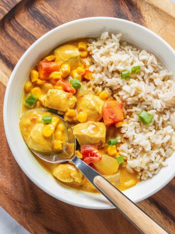 chicken and corn curry recipe