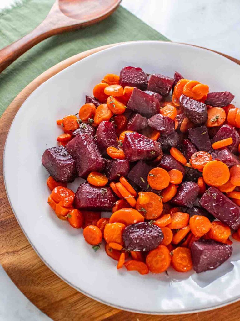 Maple-Roasted Beets and Carrots