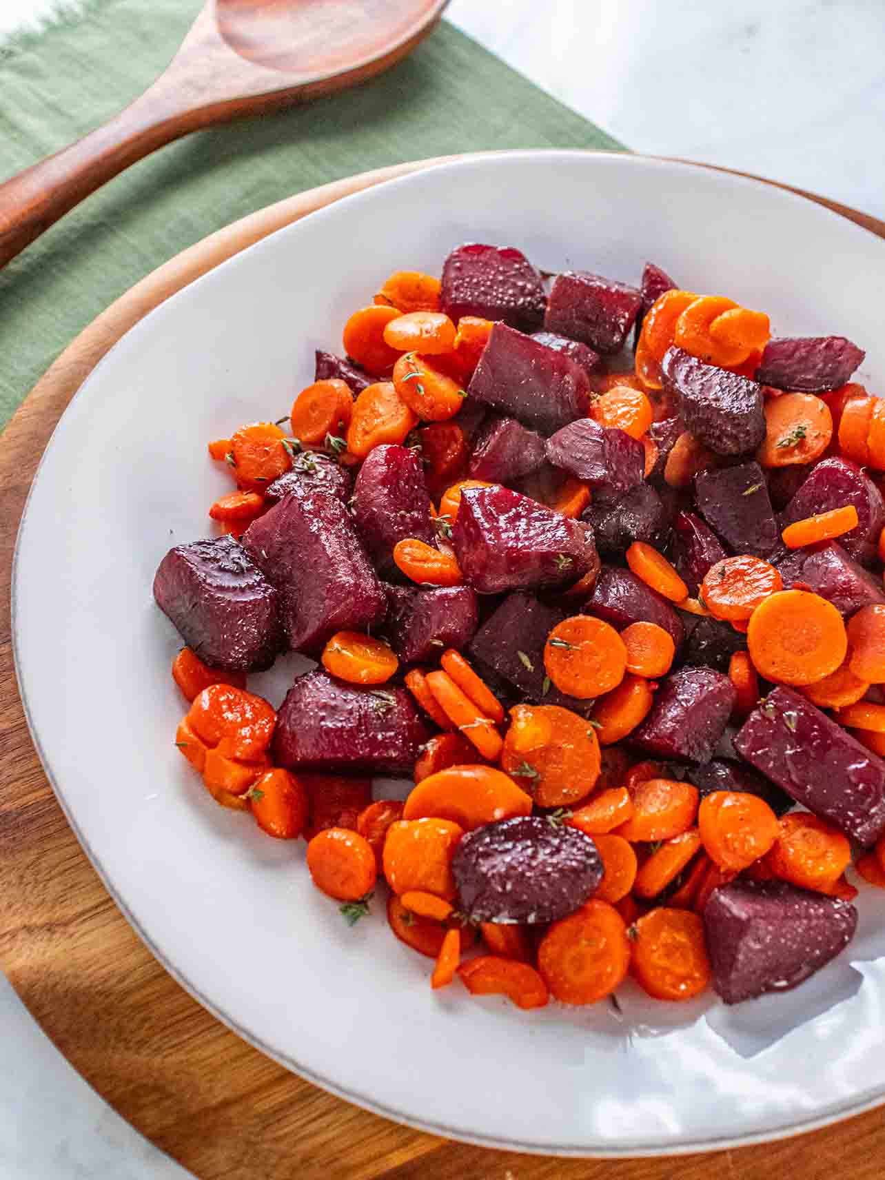 Maple-Roasted Beets and Carrots