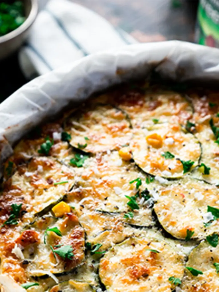 Gluten-Free Corn and Zucchini Pie