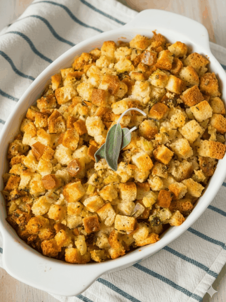 Herbed Cornbread and Sausage Stuffing