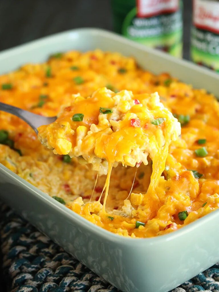 Cheesy Corn and Rice Casserole