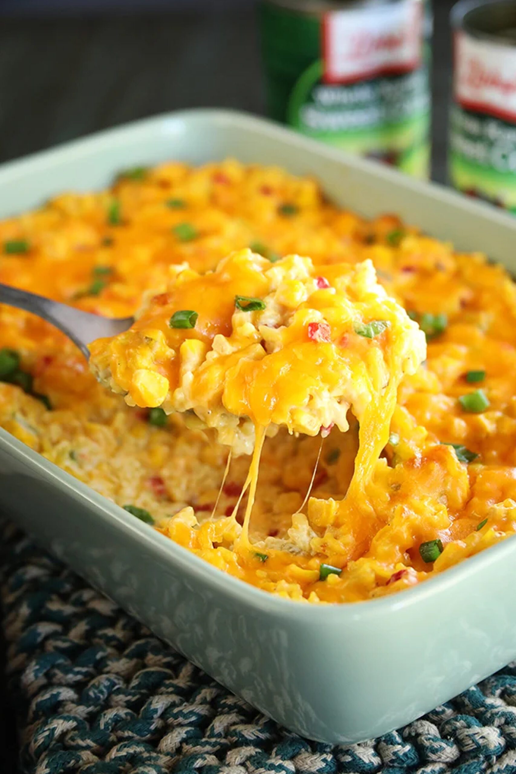 Ultimate Cheesy Corn and Rice Casserole