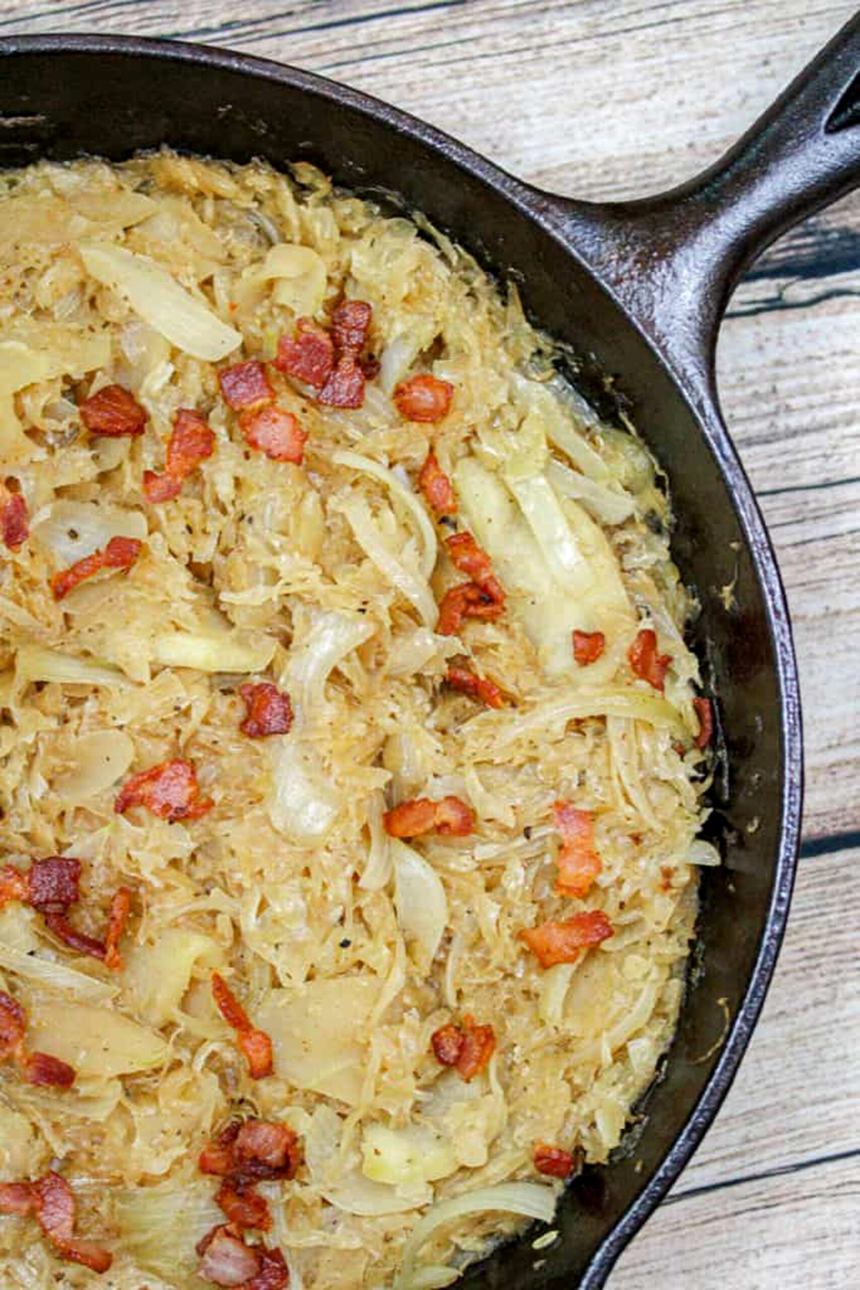 Braised Sauerkraut & Apples