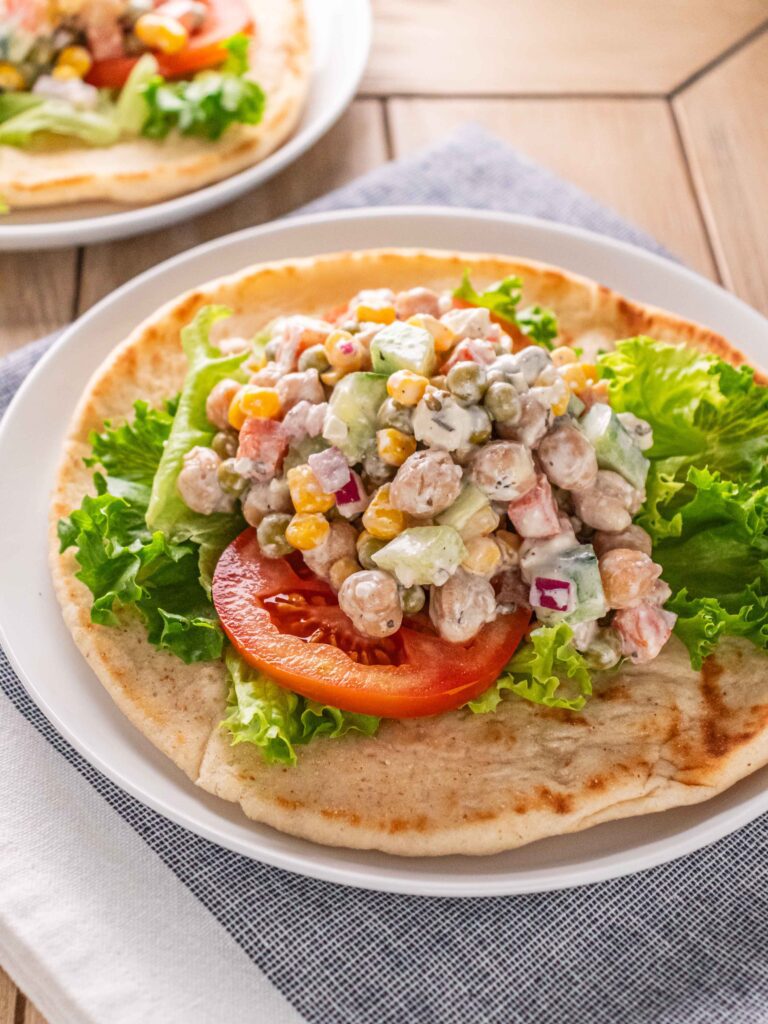 Mediterranean Salad Pitas
