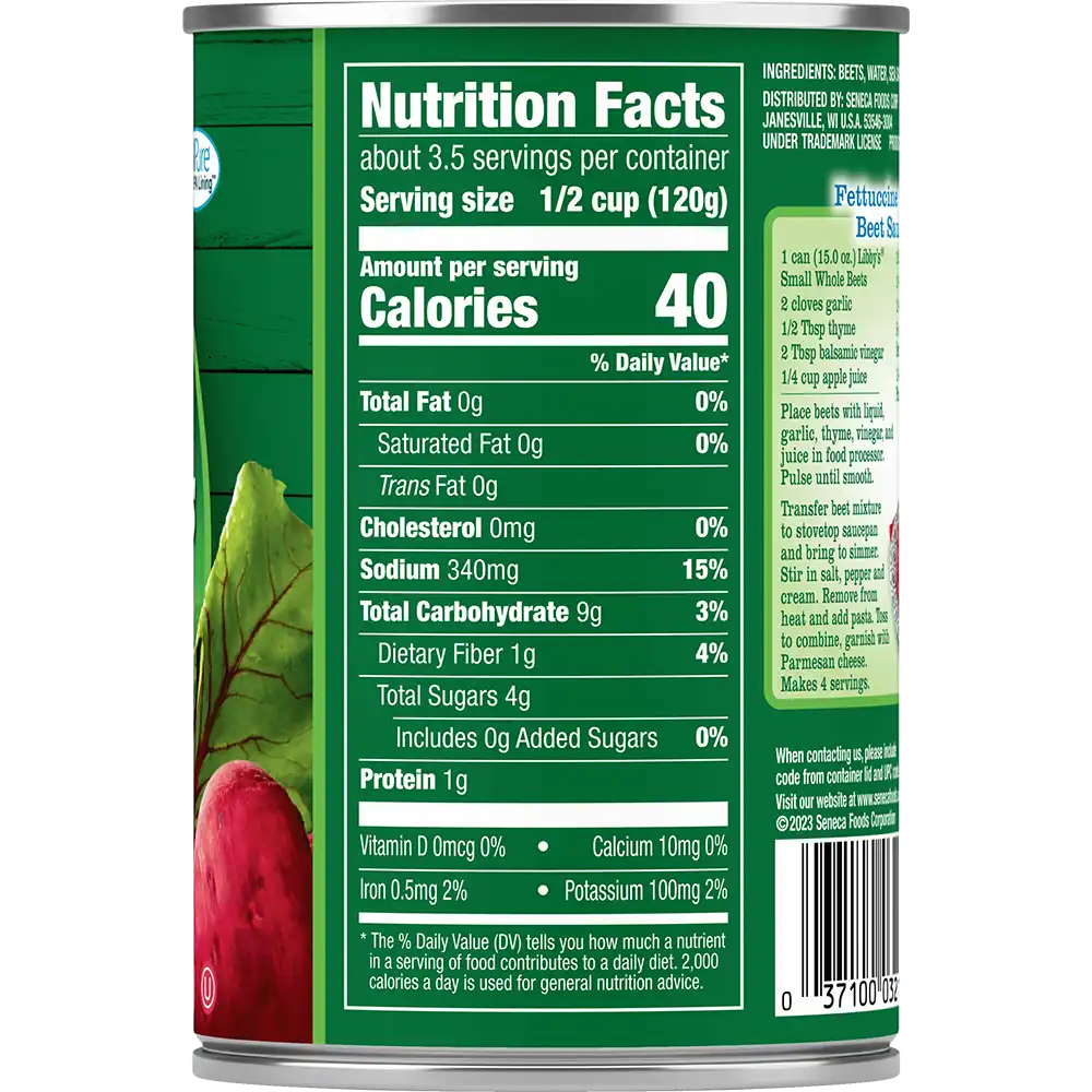 Small Whole Beets, 15 oz.