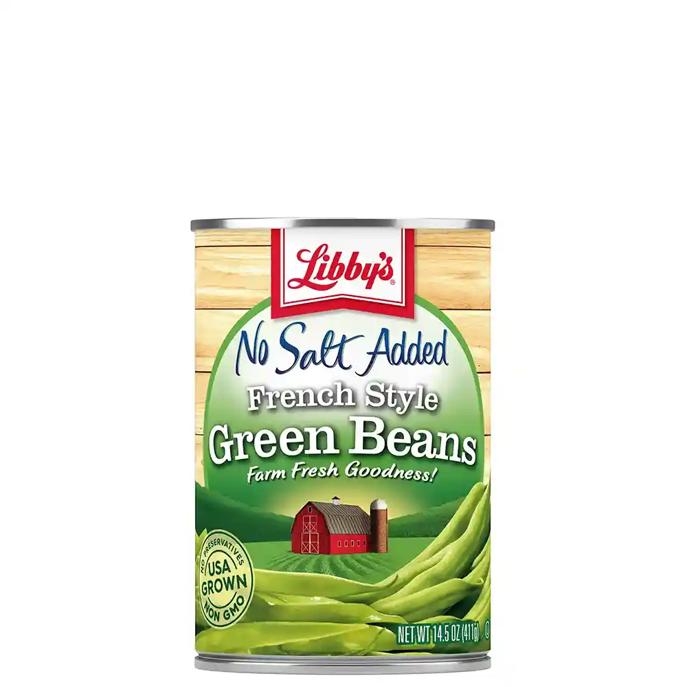 No Salt Added French Style Green Beans, 14.5 oz.