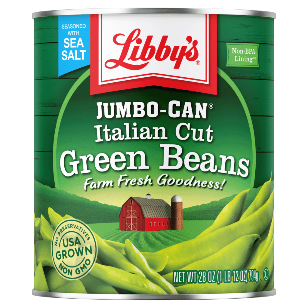 Italian Cut Green Beans, 28 oz. Jumbo-Can