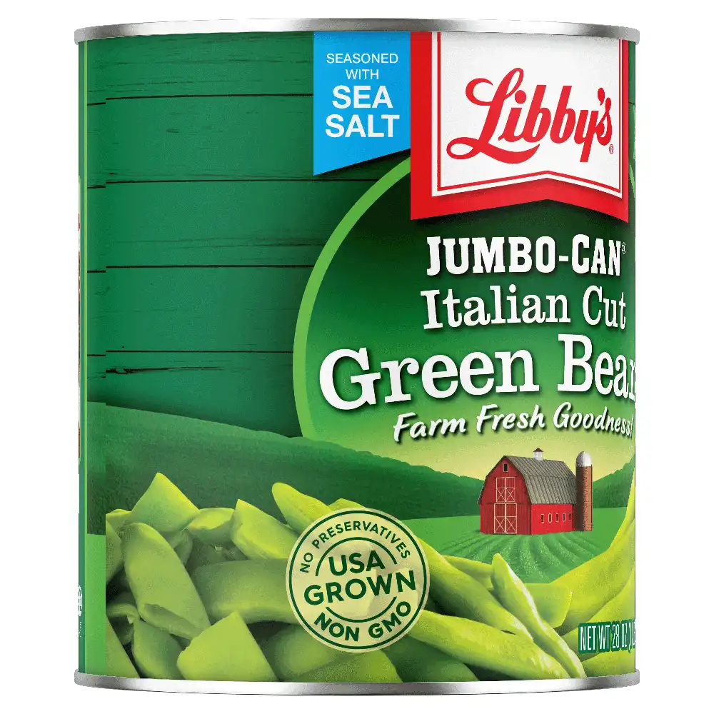 Italian Cut Green Beans, 28 oz. Jumbo-Can