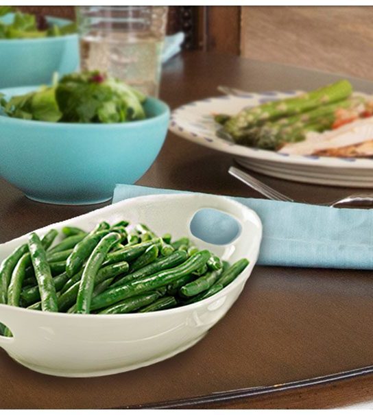 Libby's is obsessed with making the finest green beans possible that are deliciously mild, have a subtly sweet flavor and a crisp-tender texture.