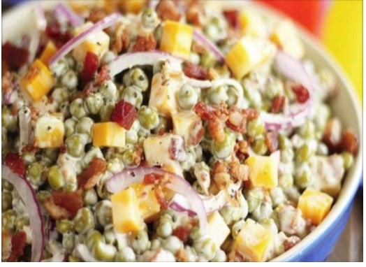 Bacon and Pea Summer Salad