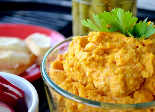 Carrot and Turmeric Hummus