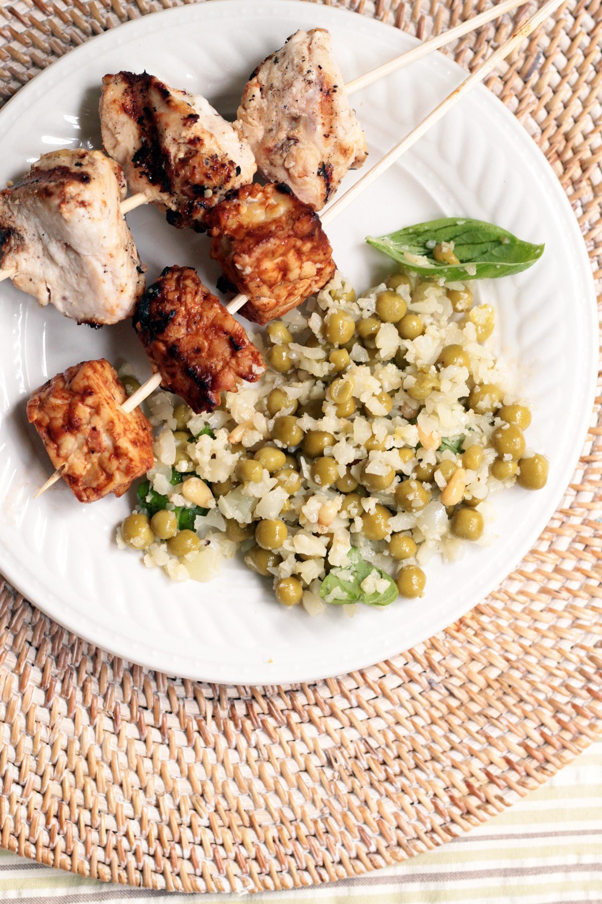 Cauliflower Rice & Sweet Peas