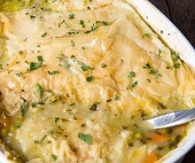 Lightened Up Chicken Pot Pie