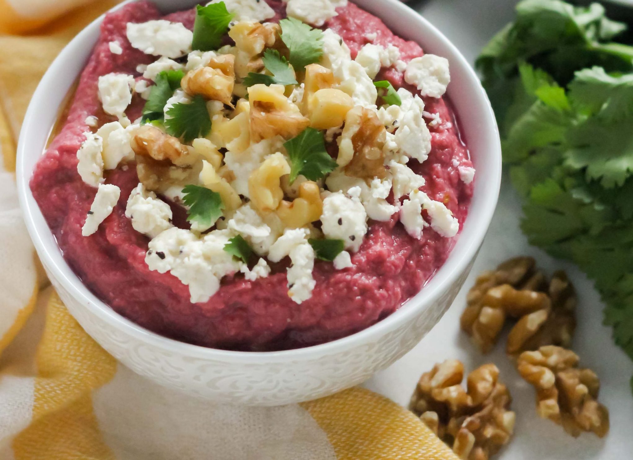 Loaded Beet Hummus