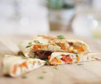 Mixed-Veggie-Chicken-Quesadilla