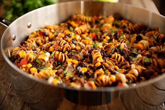 One-Pan Taco Pasta