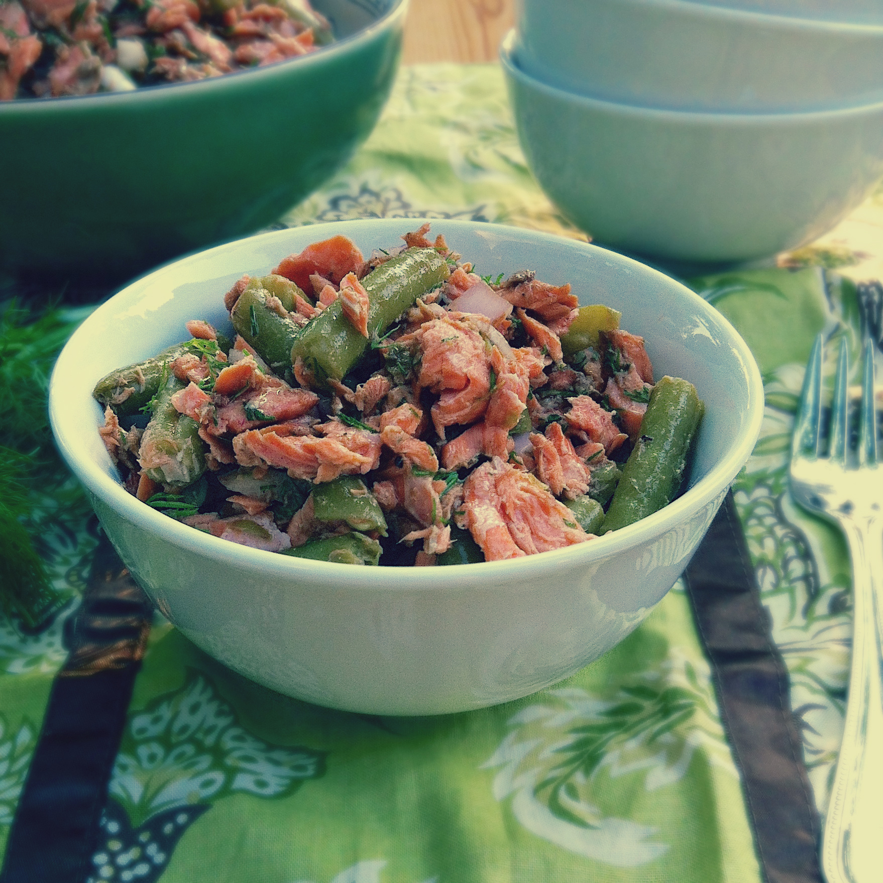 Salmon Dill Green Bean Salad