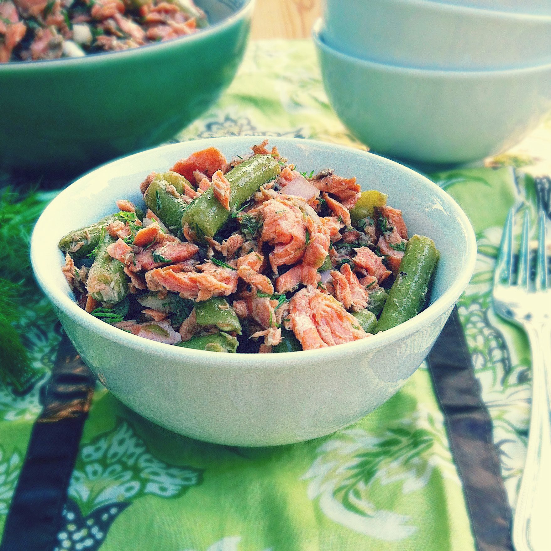 Salmon and Dill Green Bean Salad