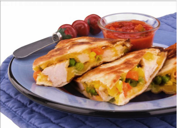 southwestern chicken quesadillas