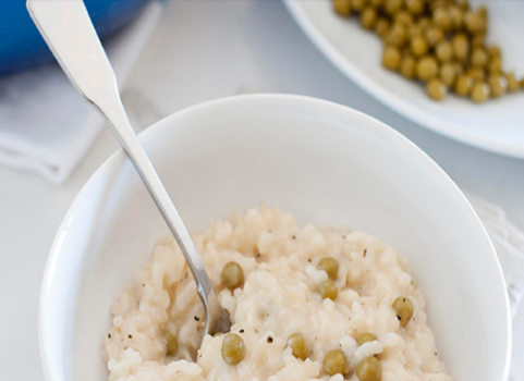 easy-parmesan-and-peas-risotto