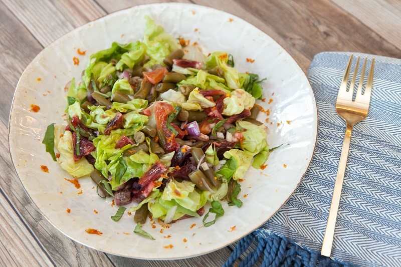 Green Bean and Blood Orange Salad