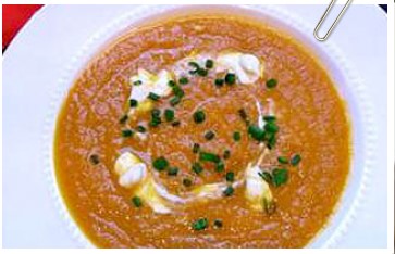 Roasted Carrot & Apple Soup