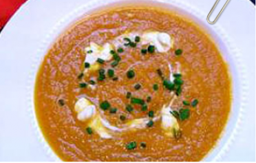 Roasted Carrot & Apple Soup
