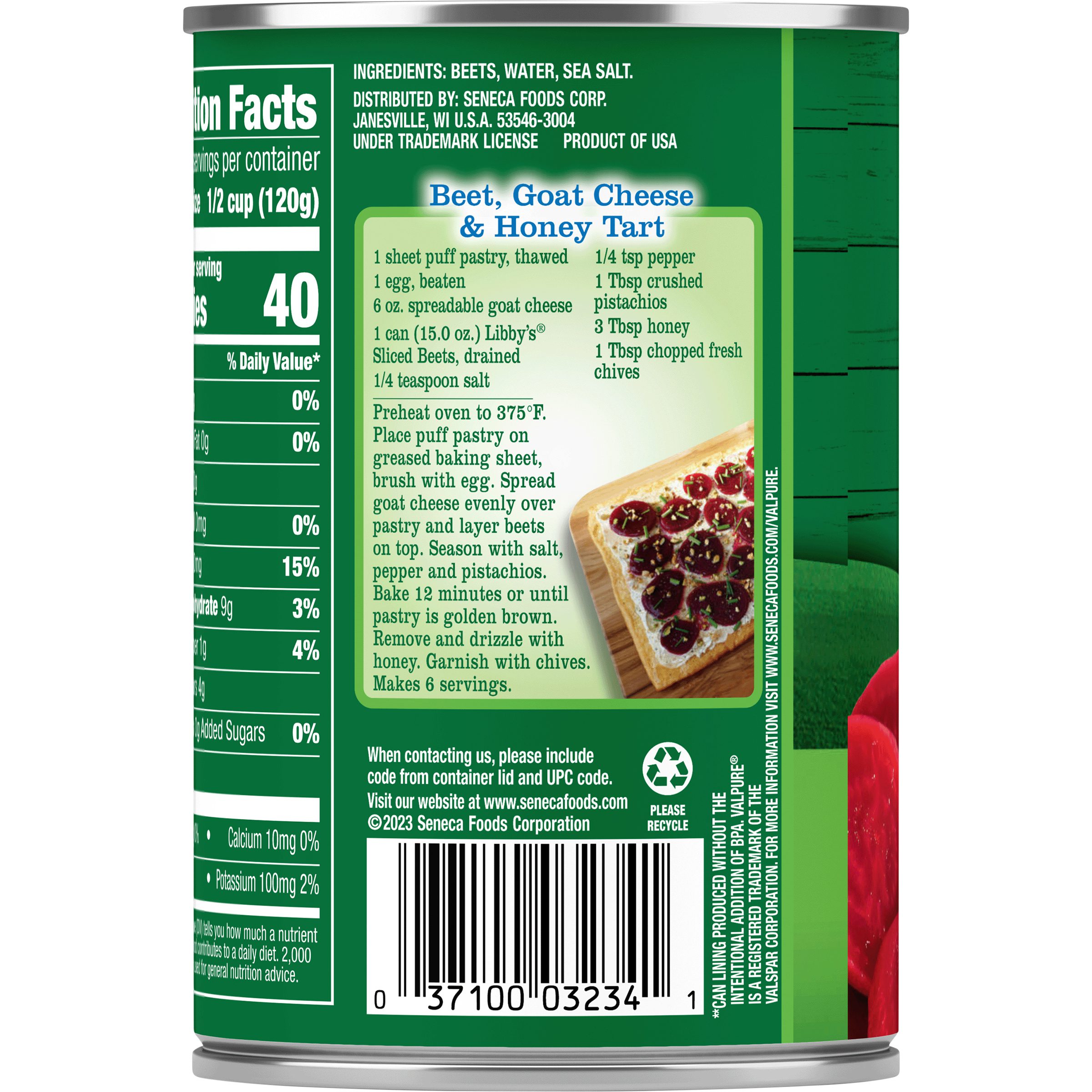 Sliced Beets, 15 oz.