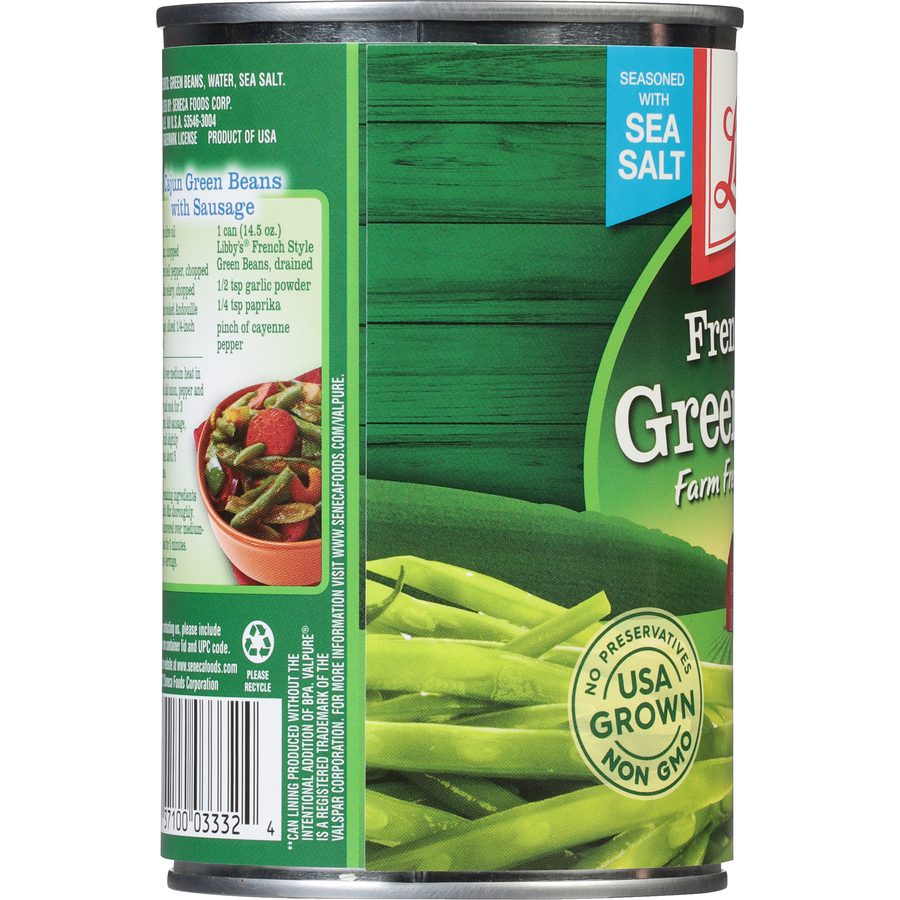 Libby's French Style Green Beans Classically Delicious, Mild & Subtly