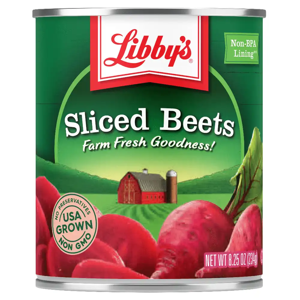 Sliced Beets, 8.25 oz. Easy-Open Can