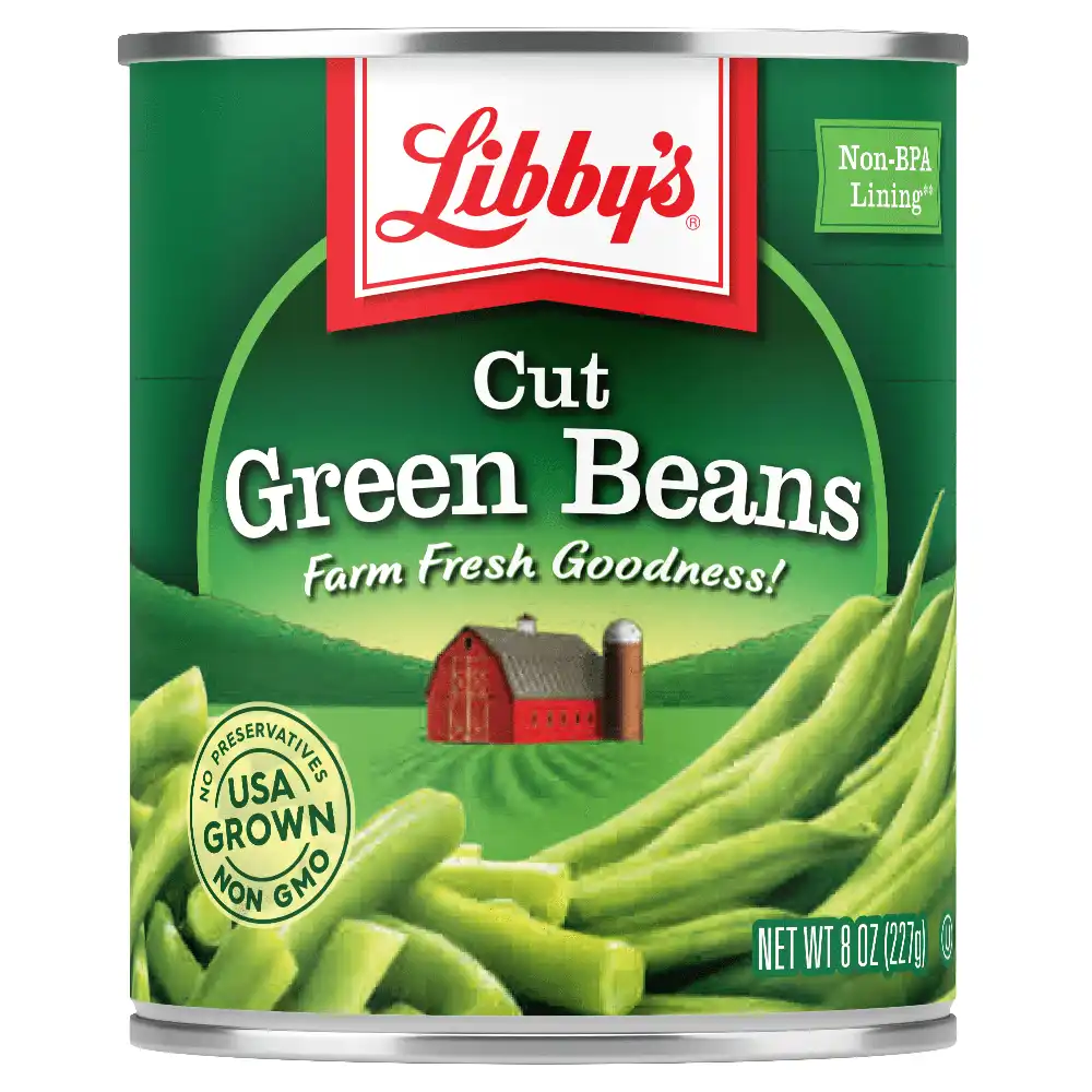 Cut Green Beans, 8 oz. Easy-Open Can