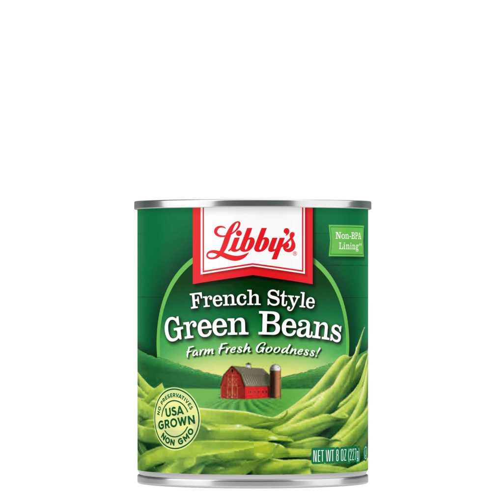 French Style Green Beans, 8 oz. Easy-Open Can