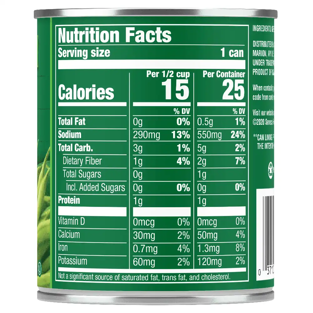 French Style Green Beans, 8 oz. Easy-Open Can